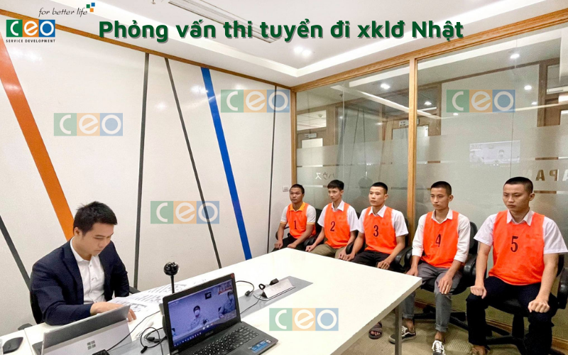 Phỏng vấn đơn hàng đi xklđ Nhật